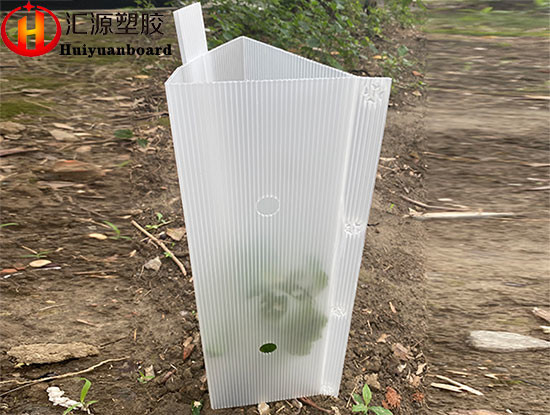 Buy SGS Recyclable Clear Corrugated Plastic Tree Guards at wholesale prices