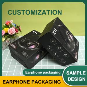 Customize Luxury Foldable Earphone Packaging Box Cardboard Electronic Packaging