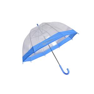Dome Shape POE Fabric Transparent Rain Umbrella