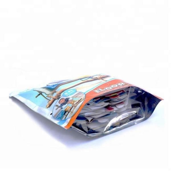 aluminum foil toy packaging full color plastic resealable bags