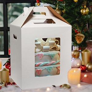 China Customizable Cake Packaging Boxes CMYK / Pantone Printing Services Custom Needs on sale