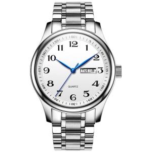 China Couple Japanese Movement Waterproof Calendar Watch Stainless Steel on sale