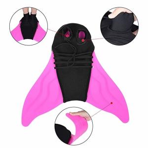 Diving Swimming Mermaid Monofin Lightweight Quick Release Strap Design