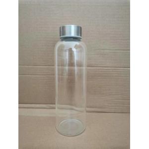 350ml High Borosilicate Material Water Cup with Stainless Steel Lid
