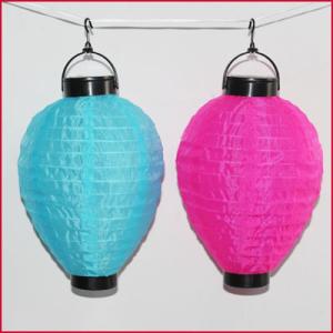 Solar LED Nylon Lantern Water-Drop with Lid