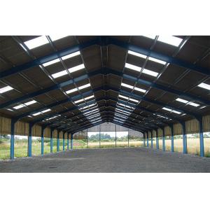 H Section Prefabricated Steel Building / Prefab Steel Structure Warehouse Anti