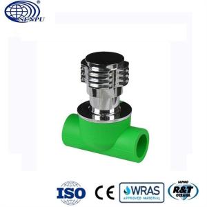 20mm Thickness Heat Resistance PPR Ball Valve 2 Inch Green