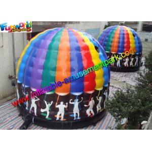 Crazy Air Music Commercial Bouncy Castles For Dancing Customized