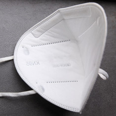 Buy Anti Dust White Earband KN95 Filter Mask Adjustable Foldable at wholesale prices