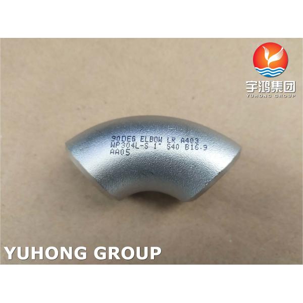 Stainless Steel Butt Welded 45Deg 90Deg 180Deg ELBOW LR SR TP304 TP304L TP316L 1