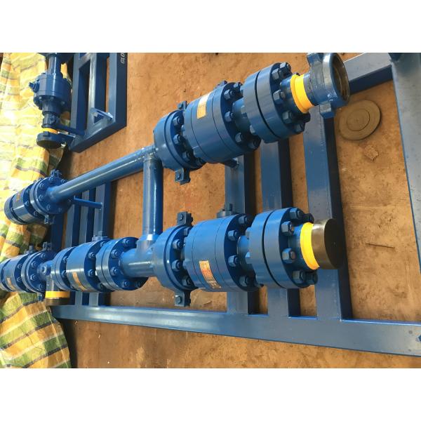 Buy 1440 Psi Surface Well Testing Equipment Oil Diverter Ball Valve Manifold 3"-FIG602 at wholesale prices