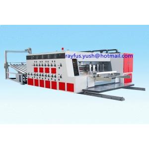 Flexo Printing Slotting Machine Die Cutting Stacking Carton Box Manufacturing