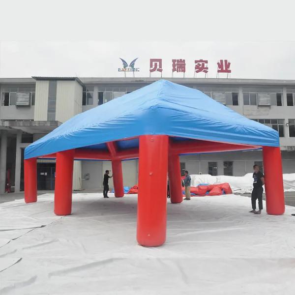 Buy Fire Proof Blow Up Shelter Pvc Tarpaulin Air Sealed Inflatable Event Party Tent at wholesale prices