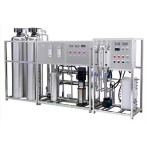 Cosmetic Food Industry RO Water Treatment Machine 1000LPH With EDI