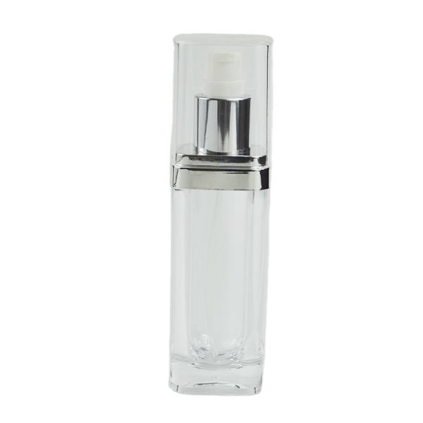 Beauty Skincare Pump Bottle Customized 60ml Double Wall Acrylic Container in Any