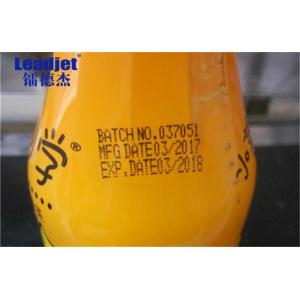 S610 Beverage Bottles Expiry Date Inkjet Printer 20mm Letter Height