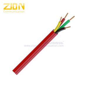 16AWG 4 Core Fire Alarm Cable Solid Bare Copper Conductor with Non-Penum PVC