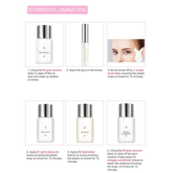 Hygienic DIY Eyelash Lift Kit With Eyelash Lift Aftercare Essence