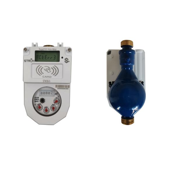 Buy STS IP68 Residential Water Flow Meter , DN25 Brass Body Water Meter at wholesale prices