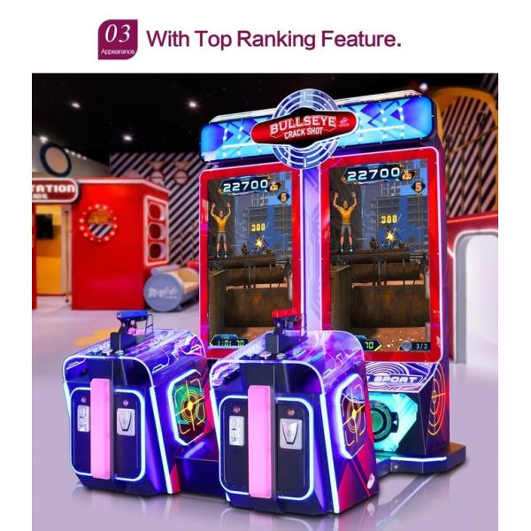 Bullseye Crack Shot Shooting Arcade Machine For 2 Players Family Amusement