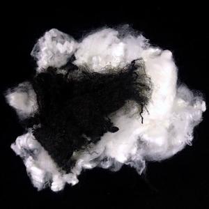 Soft Low Melt Polyester Staple Fiber Psf Black