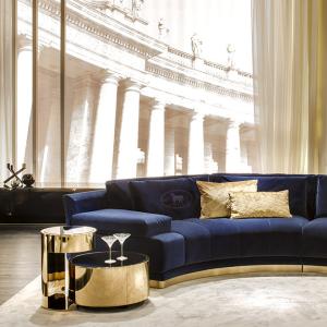 500mm Black Glass Coffee Table 0.33m 35cm Marble Top