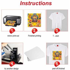 Smooth 80gsm Sublimation Heat Transfer Paper For T Shirt