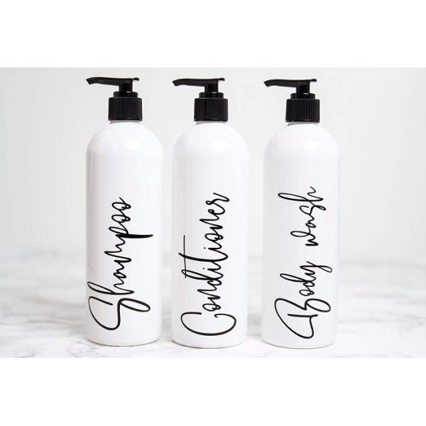 450ml Shampoo Conditioner Body Wash Dispenser Bottles ODM ISO Certified