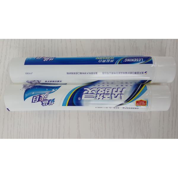 210g large Diameter Toothpaste Tube Plastic laminated Packaging with Transparent