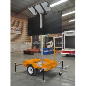 SMD VMS Trailer Signs High Refresh Commercial Advertising LED Display