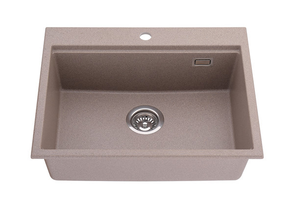 Buy Drop-in Single Bowl Composite Granite Residential Kitchen Sink at wholesale prices