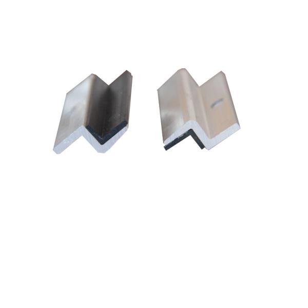Buy Steel Polished Solar Roof Mounting Systems , T66 Solar End Clamp at wholesale prices