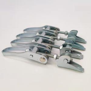 China Customized Metal Stamping Parts Carbon Steel Galvanized Material Bucket Hoop Hasp Hoop Clamp Lock Hasp Hardware Accessories on sale