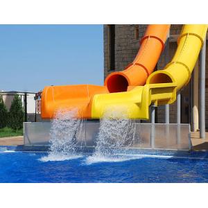 Quality Exciting Barrel Sled Fiberglass Water Park Slide For Teenager for sale