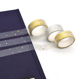 China Waterproof Gold Foil Japanese Washi Masking Tape on sale