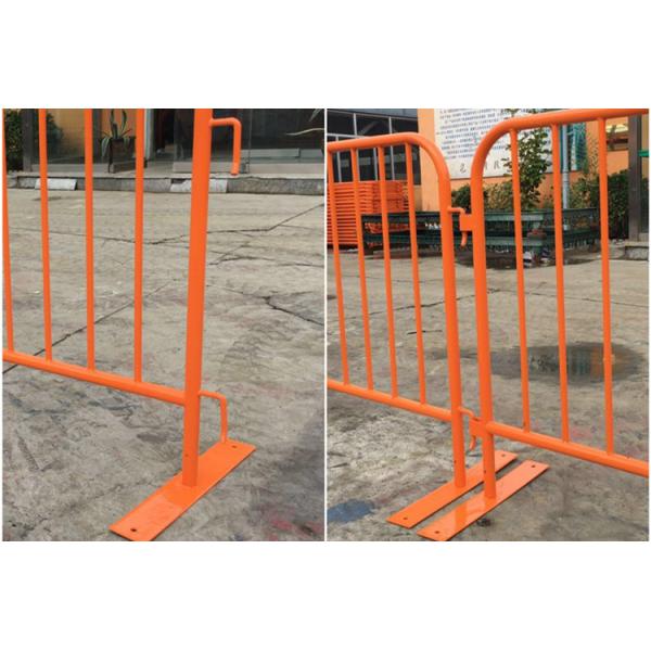 Buy Steel Construction Crowd Control Fencing Panel , Crowd Safety Barriers at wholesale prices