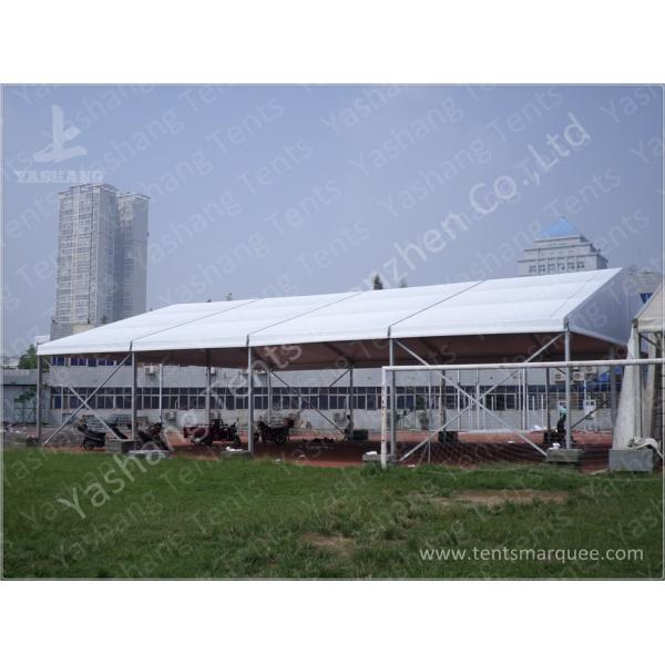 Durable 2500 Sqm Large Clear Span Tents , Logistics Outdoor Warehouse Tents