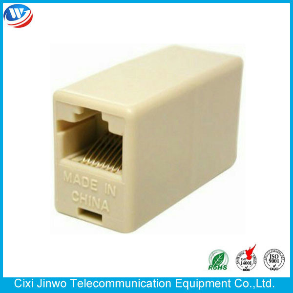 Buy Ivory 6P6C Ethernet Cable Coupler RJ11 RJ12 RJ45 Coupler at wholesale prices