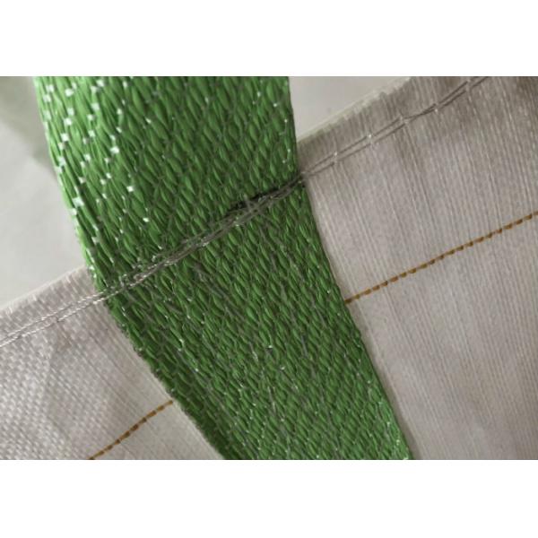 Green Lifting 1 Ton Storage Bags , Large Reinforce Woven Jumbo Bags