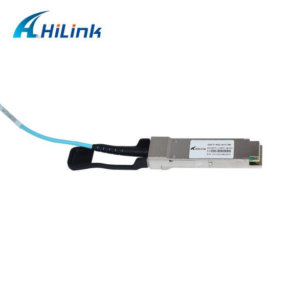 Buy 40G QSFP+ to QSFP+ AOC Active Optical Cable 20M OM3 Optical Transceiver Module Cable at wholesale prices