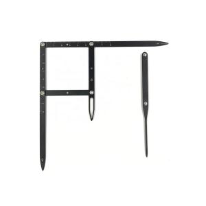 Golden Stainless Steel Section Eyebrow Microblading Tool Tattoo Eyebrow Ruler