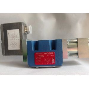 China Standard Moog Servo Valve with Threaded or Flanged Inlet for Oil Usage in Electro-Hydraulic Systems on sale