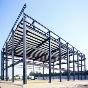 Steel Structure Building with Sa 2.5 Sand Blasting Third Party Tested and Auto CAD Designed Frame Structure
