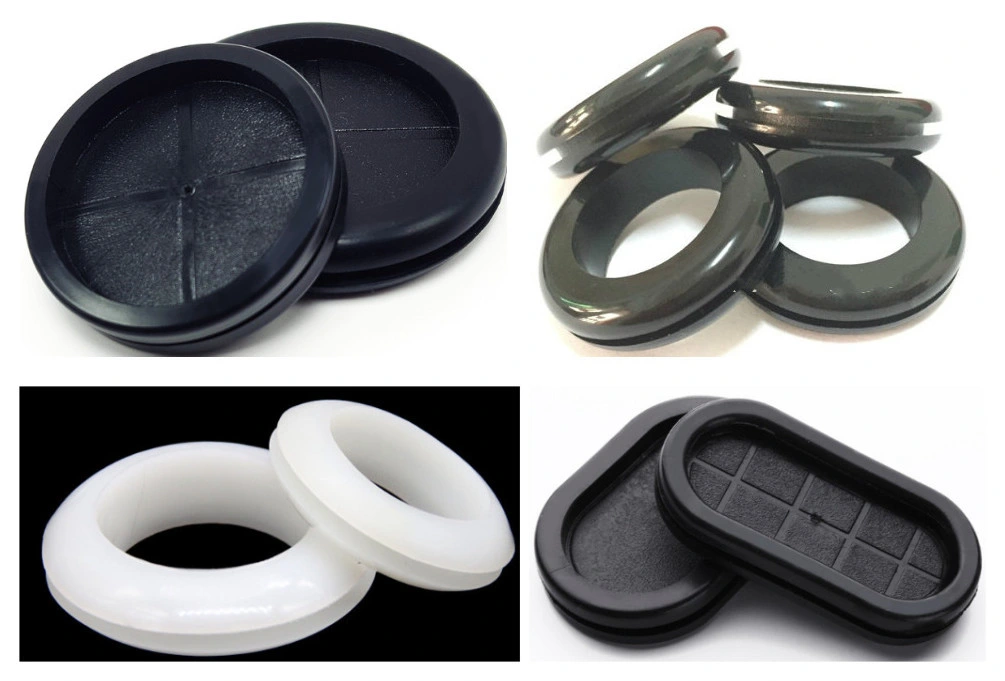 EPDM Silicone Rubber Blanking Grommet Close for Cable Hole 6mm-10mm Chassis Hole