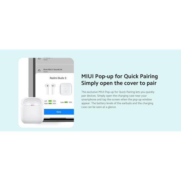 Global version Xiaomi Redmi Buds 3 Noise Cancellation Earbuds QCC Original TWS Wireless Earphone Headset