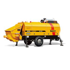 Automatic Hydraulic Diesel Engine Sany Used Stationary Concrete Pump Trailer