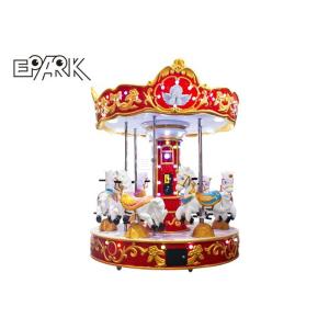 Arcade Amusement Park Kiddie Rides 6 Seats Carousel Horses