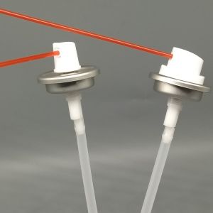 Eco-Friendly 360-Degree Aerosol Valve with Recyclable Actuator for Sustainable Product Brands with Reduced Environmental Impact