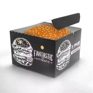 Customized Burger Box Packaging Printing Fast Food Takeout Box