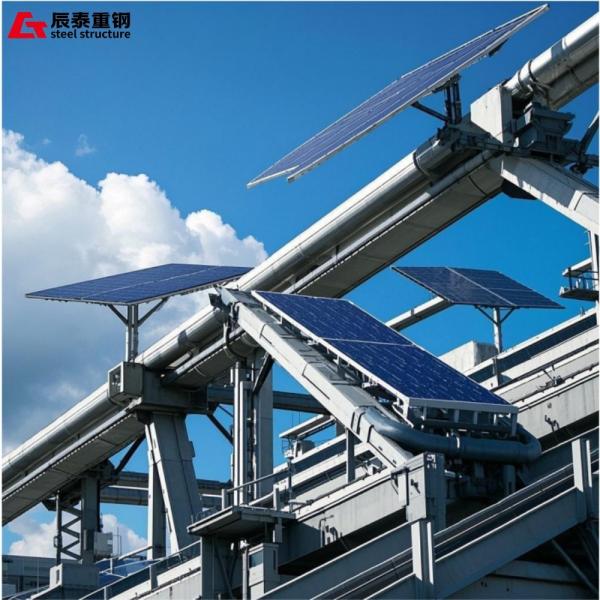 Solar Panel Steel Frame Building Construction Weatherproof Metal Building